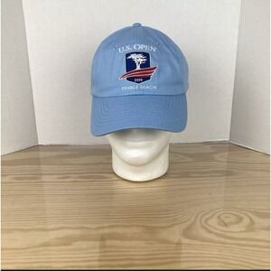 Pebble Beach 2019 U.S. Open Hat Strapback Golf Blue Cap Tree Logo USGA Member